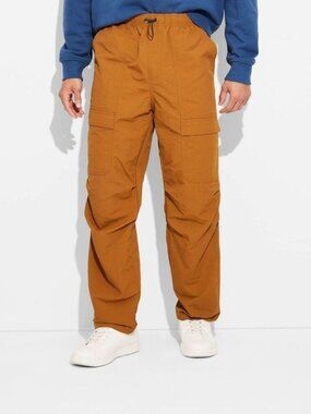 Original Use - Men's Regular Fit Ankle Length Cargo Pants - Origi Brown